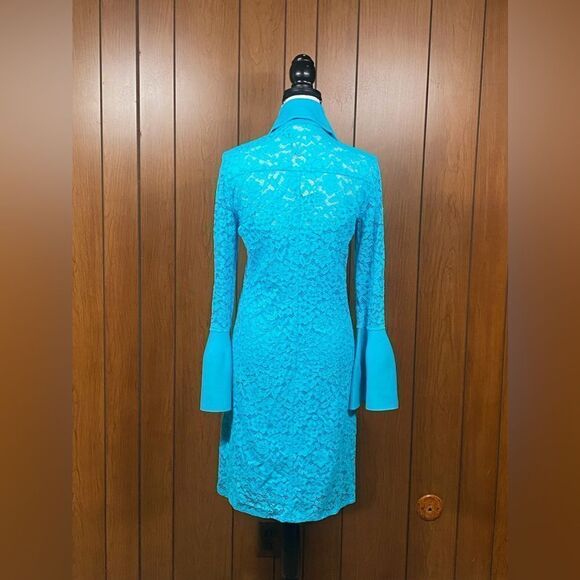 Proenza Schouler floral lace shirtdress size 4 - Picture 11 of 15